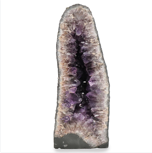 Amethyst-Kathedrale „Obelisk-Solitär“ – Elegante Kristall-Stele in AA+ Spitzenqualität (54,5 cm | 24,24 kg)