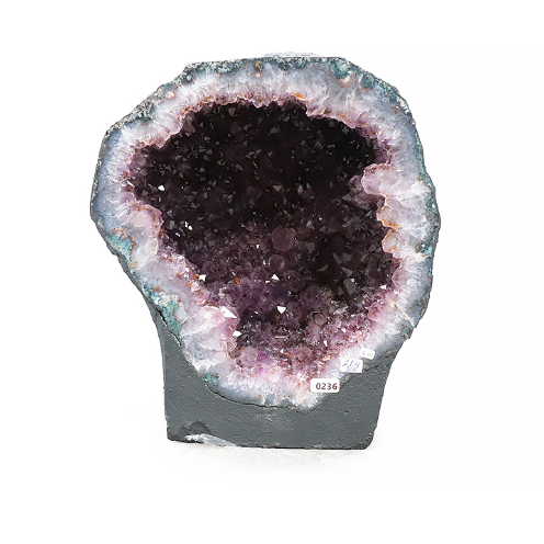 Amethyst-Kathedrale „Unikat Nr. 0236“ – Solitär-Kristallgrotte in AA+ Spitzenqualität (21,4 kg)
