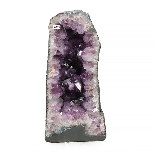 Amethyst-Kathedrale „Unikat Nr. 0255“ – Erhabene Kristall-Skulptur in AA+ Spitzenqualität (47 cm | 22 kg)