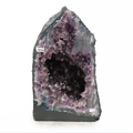 Amethyst-Kathedrale „Unikat Nr. 0256“ – Gotischer Kristall-Dom mit breitem Achatband (19,9 kg | AA+)