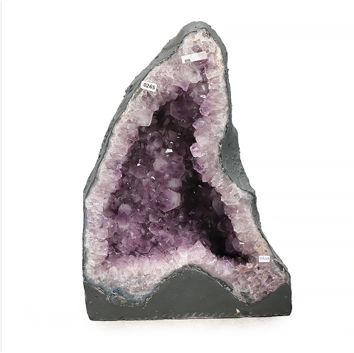 Amethyst-Kathedrale „Unikat Nr. 0265“ – Monumentale Flammen-Geode aus Brasilien (51,5 cm | 34,06 kg)