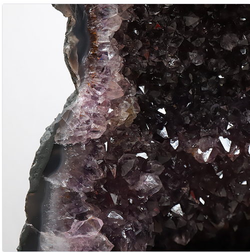 Amethyst-Zwillingskathedrale „Unikat Nr. 0207“ – Monumentaler Twin-Peak-Dom (32,4 kg) | AA+