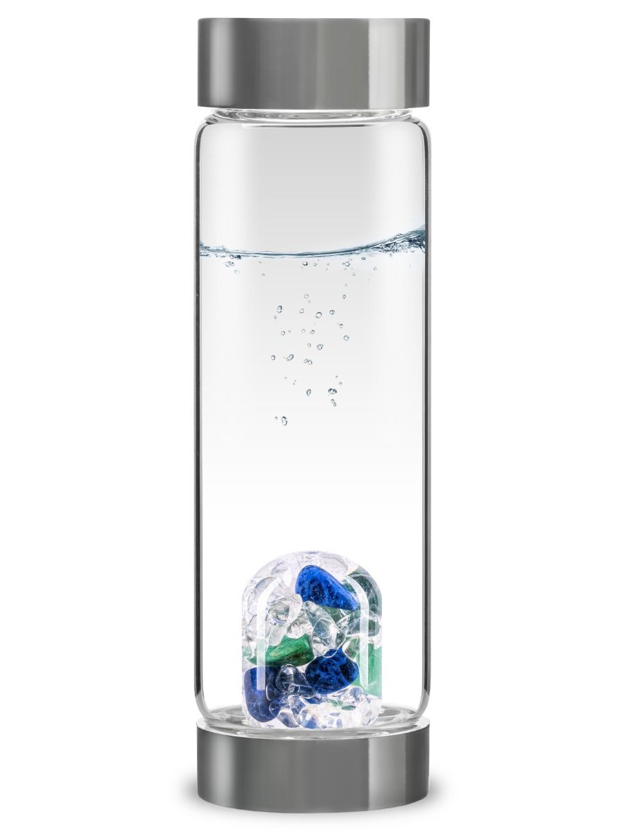 Edelstein-Trinkflasche ViA „LEBENSKRAFT“ – Stärke, Energie & Motivation