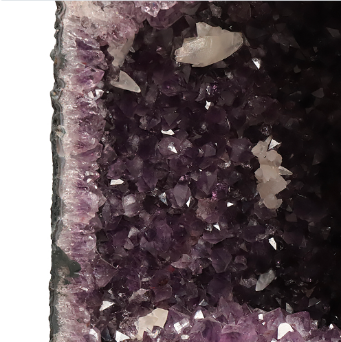 Amethyst-Kathedrale „Unikat Nr. 0267“ – Monumentaler Kristall-Dom mit seltenen Calcit-Spitzen (29,82 kg)