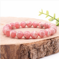 Argentinischer Rhodochrosit Kugelarmband „Inca Rose“ – AAA-Luxusklasse (8mm)