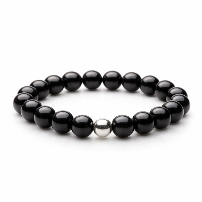 Schungit Edelstein-Armband – Edler Fokus & Akzent