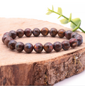 Australischer Boulder-Opal Kugelarmband „Earth & Fire“ – A+-Premiumklasse (8mm)