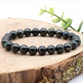 Azurit-Malachit Kugelarmband „Midnight Cosmos“ – AA+-Premiumklasse (8mm)