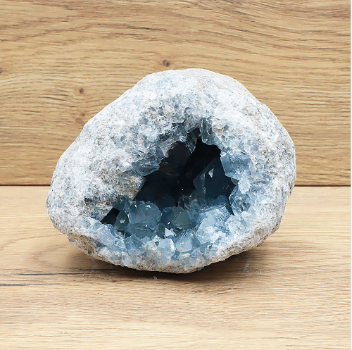 Celestin-Geode „Mystic Cave“ – Ausgeprägte Kristall-Grotte in AA-Spitzenqualität (1,910 kg)