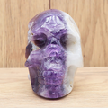 Chevron-Amethyst XXL-Solitär „Violet Emperor“ – Exzellente Skulpturen-Form (740g)