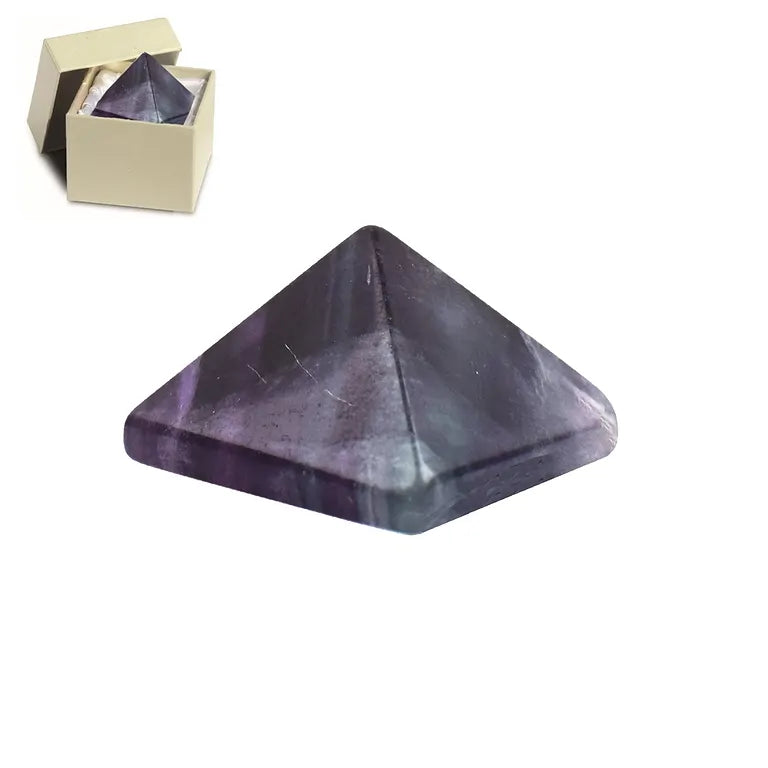 Edle Fluorit-Pyramide – Fokus, Klarheit & Energetischer Aufstieg