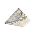 Exklusive Crazy Lace Achat Pyramide (8 cm) – Lebensfreude & Dynamischer Fokus