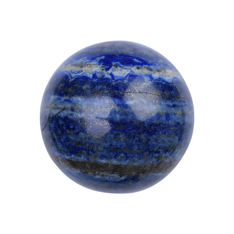 Exklusive Lapislazuli-Kugel (4,5–5 cm) – Der königliche „Pharaonenstein“ für Wahrheit & Harmonie