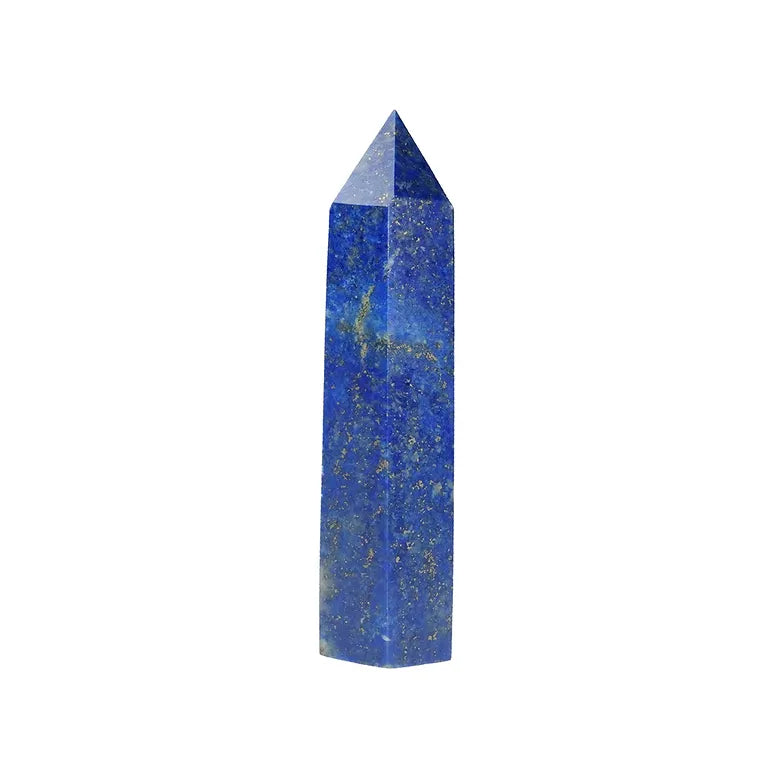 Exklusive Lapislazuli-Spitze – Hexagonaler Crystal Tower für Wahrheit & Tiefe