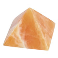 Exklusive Orangencalcit-Pyramide (10 x 10 cm) – Lebensfreude & Energetischer Fokus