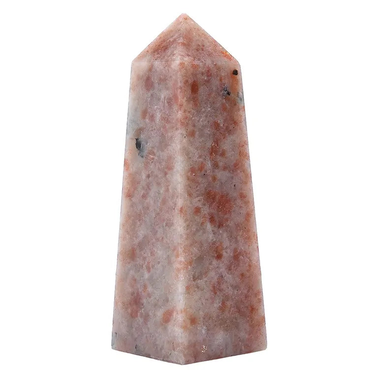 Exklusiver Sonnenstein-Obelisk (12 cm) – Solitär-Meisterstück für Optimismus & Neuanfänge
