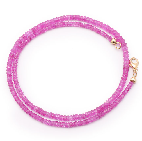 Exklusives Saphir Collier „Sri-Lanka Blossom“ – 63 Karat
