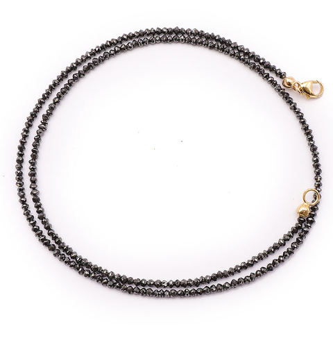 Exklusives Schwarzer Diamant Collier „Midnight Reflection“ – 37,6 Karat