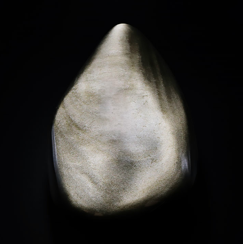 Goldener Obsidian Museums-Freiform „Golden Imperial Majesty“ – AAA-Weltklasse (802g)
