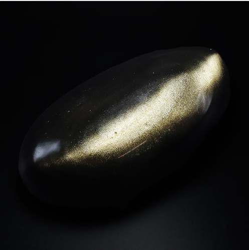 Goldener Obsidian Museums-Freiform „Golden Star Dust“ – AAA-Weltklasse (660g)
