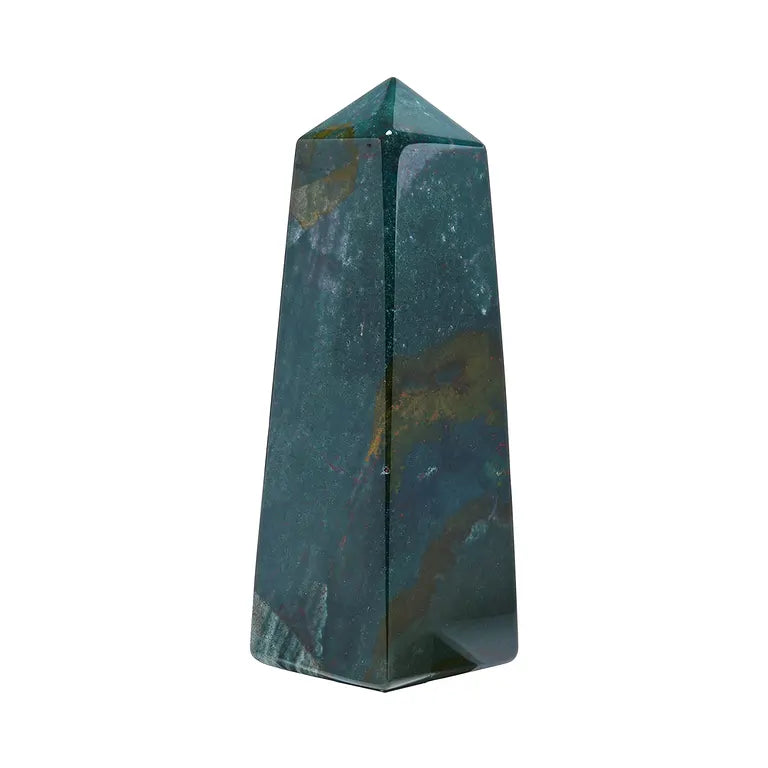 Heliotrop-Obelisk (12 cm) – Antiker „Wächterstein“ für Schutz & Souveränität