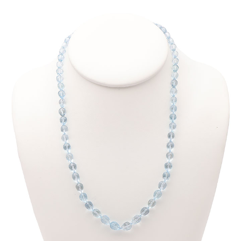 Hochexklusives Aquamarin Briolette-Collier „Ocean Tears“ – 100 Karat