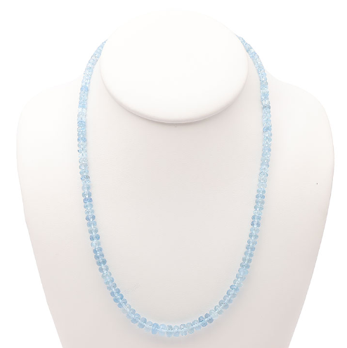 Hochexklusives Aquamarin Collier AAA-Klasse „Ocean Light“ – 97 Karat