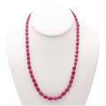 Hochexklusives Burma-Rubin Collier - „Burma Crimson“ – 165 Karat