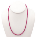 Hochexklusives Kenia-Rubin Collier „African Fire“ – 76,5 Karat