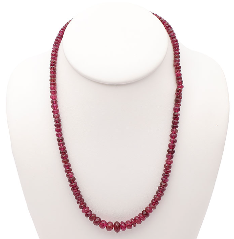 Hochexklusives Rubellit Collier „Brazilian Passion“ – 130 Karat