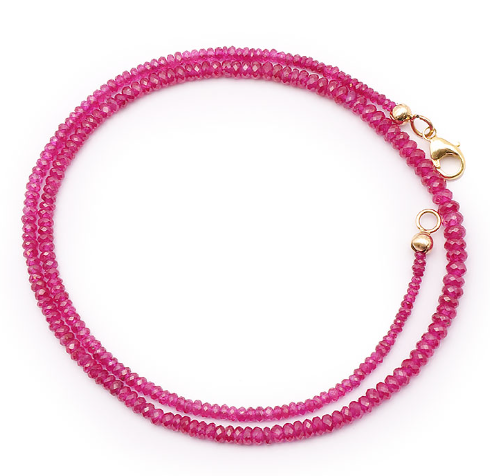 Hochexklusives Rubin Collier „Mozambique Passion“ – 57 Karat