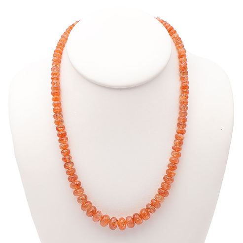 Hochexklusives Sonnenstein Collier „Nordic Solar“ – 188 Karat