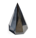 Imperiale Achtkant-Schungit-Pyramide (16 cm) – Oktagonaler Kraft-Solitär & Raumschutz