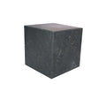 Imperiale Schungit-Würfel (8 cm / 1,2 kg) – Matt-archaisches Monument & Kraftvolles Fundament