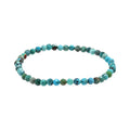 Natur-Türkis Edelstein-Armband – Facettiert