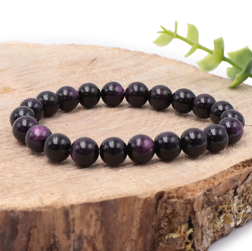 Purpurit Kugelarmband „Imperial Velvet“ – AAA+-Weltklasse (8mm)