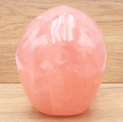 Rosenquarz XXL-Skull „Pure Heart“ – Luxus-Solitär aus Südafrika (2,75 kg)