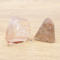 Rutil-Quarz Design-Duo „Crimson Grace“ – Meisterstücke in AA+-Spitzenqualität (88 g)