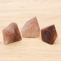 Rutil-Quarz Design-Trio „Crimson Matrix“ – in AA-Spitzenqualität (124 g)