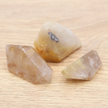 Rutil-Quarz Design-Trio „Golden Matrix“ –  im 3er-Set (148 g)