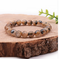 Rutilquarz-Hämatit Kugelarmband „Mystic Nebula“ – AA-Spitzenqualität (8mm)