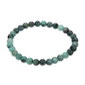 Smaragd in Matrix Edelstein-Armband