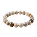 Versteinerte Koralle Edelstein-Armband – Fossile Urkraft