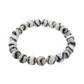 Zebra-Achat Edelstein-Armband – Facettiert