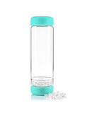 Edelstein-Trinkflasche inu! „Ocean Blue“ – Maritime Frische & DIY-Individualität