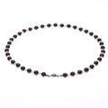 Schungit & Rosenquarz Aura-Collier – Sanfte Herzöffnung