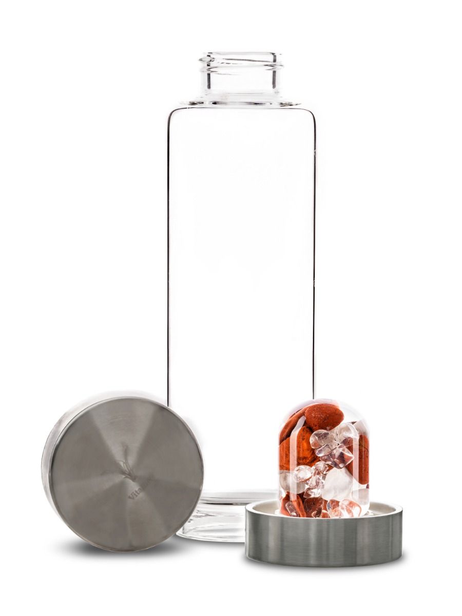 Edelstein-Trinkflasche ViA „FITNESS“ – Kraftvolle Vitalität & Gelassenheit
