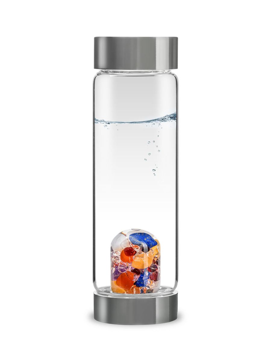 Edelstein-Trinkflasche ViA „AYURVEDA“ – Ganzheitliches Wohlbefinden & Balance