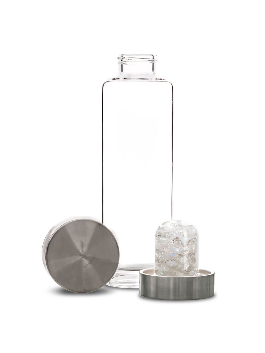 Edelstein-Trinkflasche ViA „LUNA“ – Intuition, Weiblichkeit & Kreativität