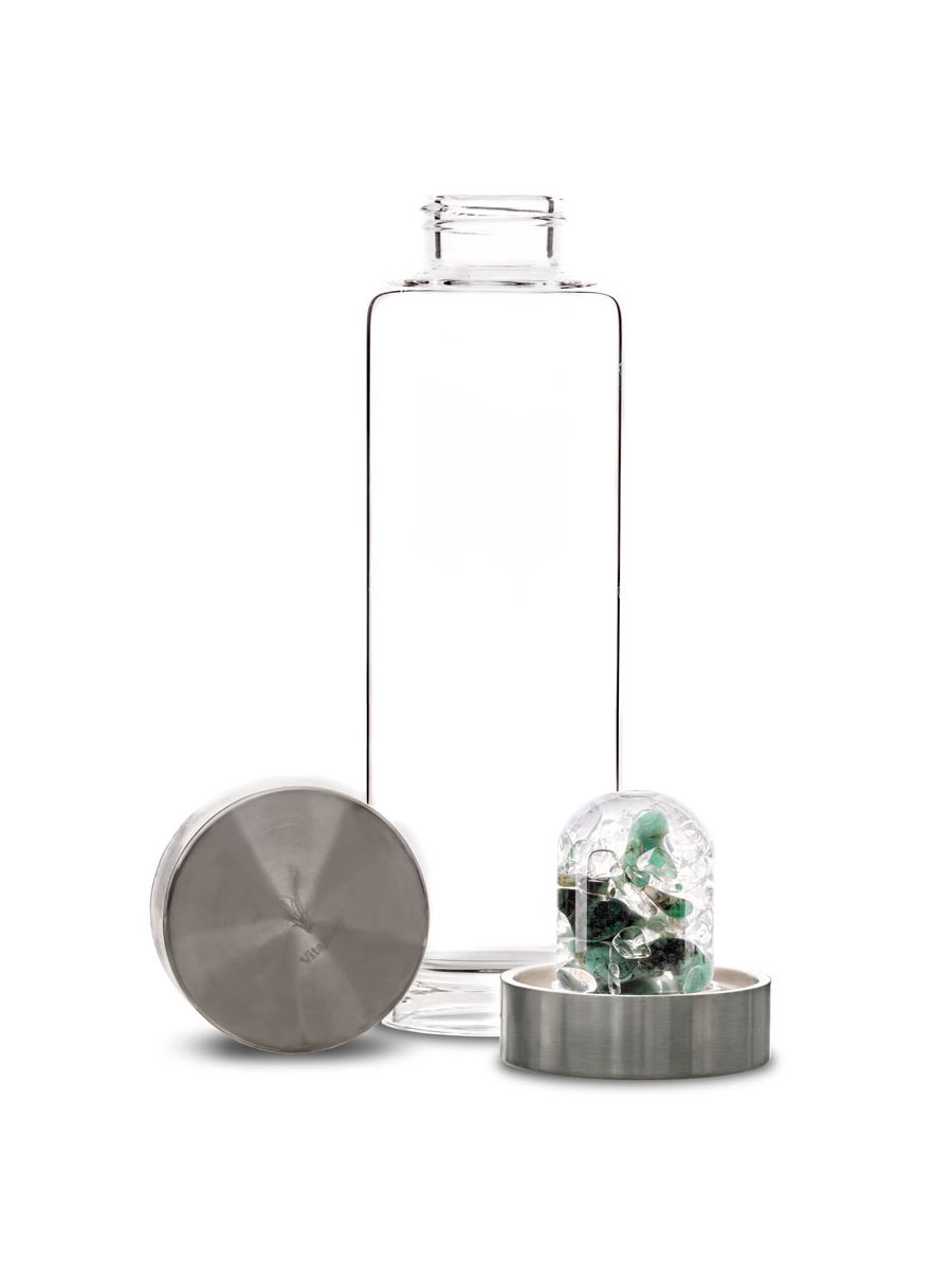 Edelstein-Trinkflasche ViA „VITALITY“ – Pure Lebenskraft & Natürliche Regeneration